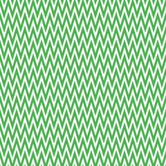 Seamless vector pattern with white and green zigzag