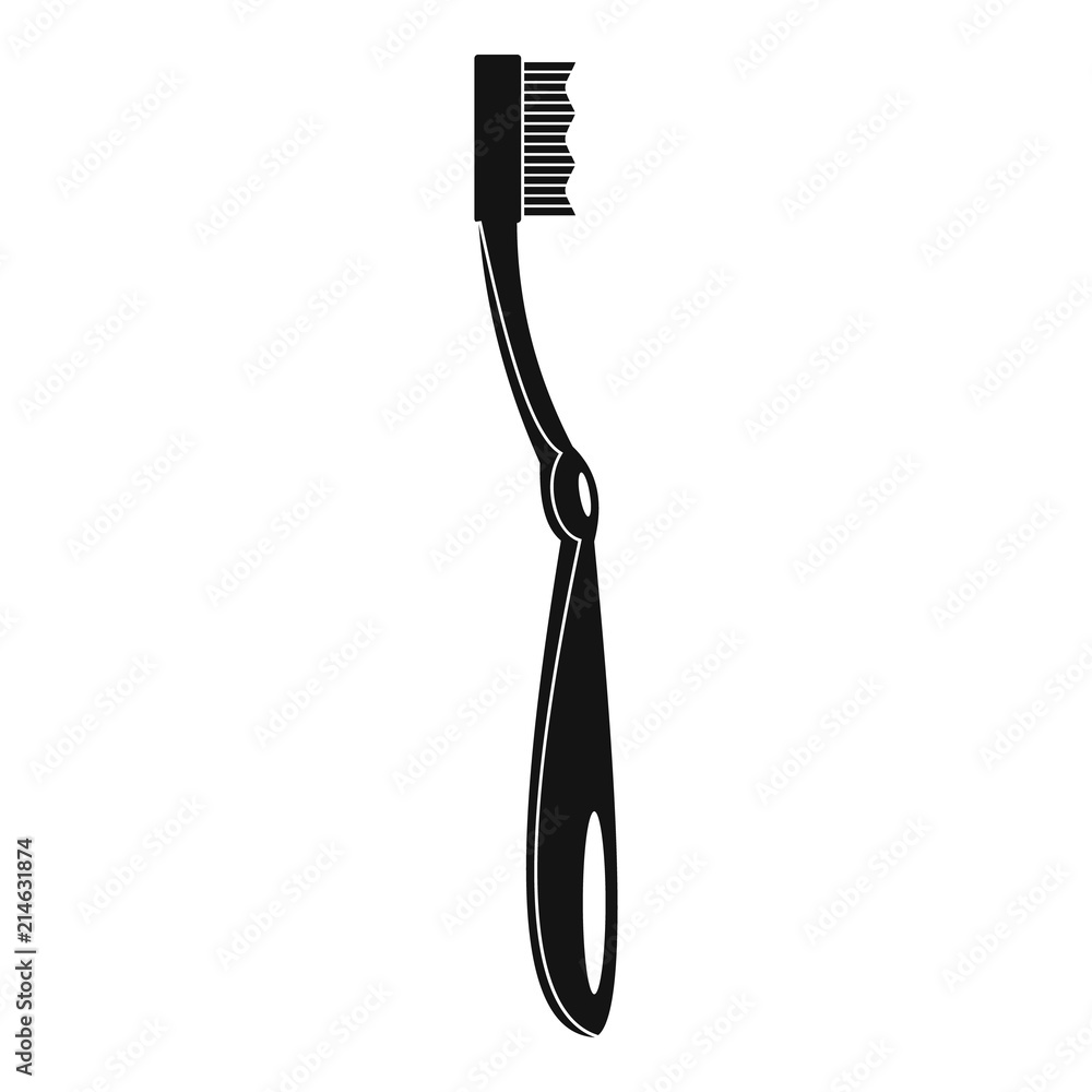 Poster flex toothbrush icon. simple illustration of flex toothbrush vector icon for web design isolated on 