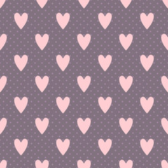 Vector seamless pattern for Valentine's Day