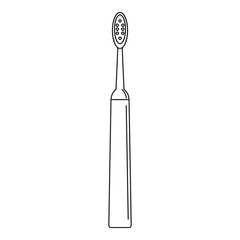 Soft toothbrush icon. Outline illustration of soft toothbrush vector icon for web design isolated on white background