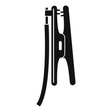 Welding clamp icon. Simple illustration of welding clamp vector icon for web design isolated on white background