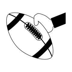 American football ball vector illustration graphic design