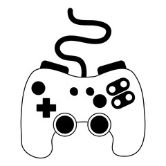 Modern console gamepad vector illustration graphic design