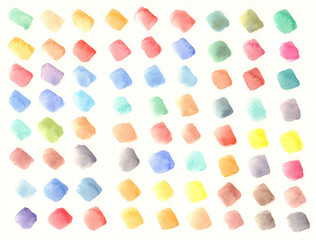 color spots watercolor background
