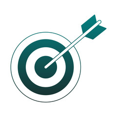 Target dartboard symbol vector illustration graphic design