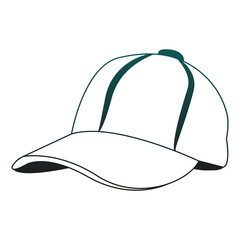 Baseball sport hat vector illustration graphic design