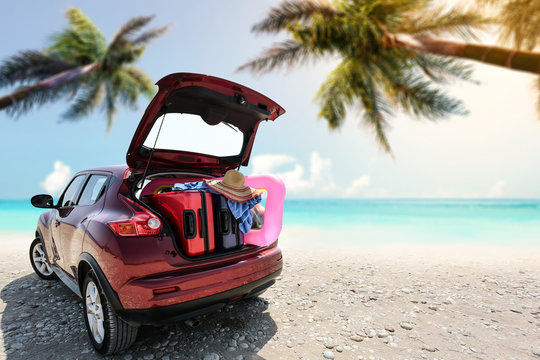 Summer Car On Beach 