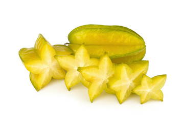 Fototapeta premium star apple. star fruit isolated on white background