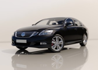 Modern Generic Sedan Car