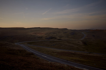 Incredible driving road situated in the Brecon Beacons, Wales