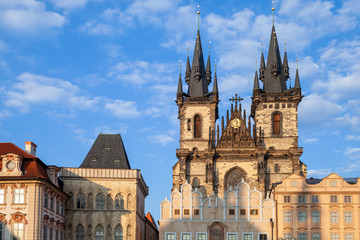 Obraz premium The Church of Mother of God before Tyn