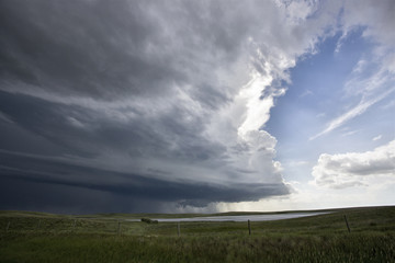 Obraz premium Prairie Storm Clouds