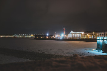 view of winter St. Petersburg