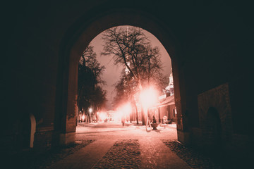 the arch of the Peter and Paul fortress