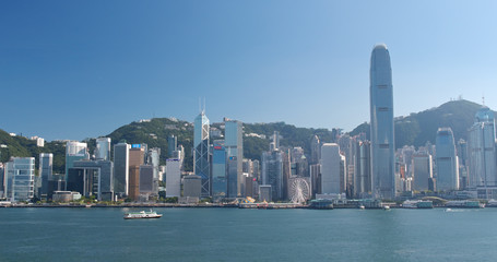 Obraz premium Panoramę miasta Hongkong