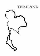 the Thailand map
