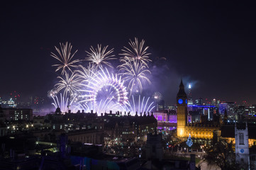 Obraz premium Happy New Year London