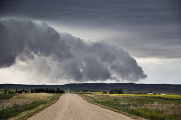 Naklejka na ściany i meble Prairie Storm Clouds