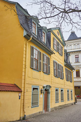 House of Friedrich Schiller in city of Weimar in Germany