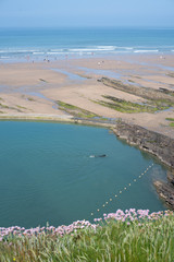 Swim in the sea pool