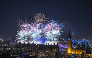 Fototapeta premium Happy New Year London