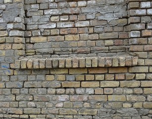 Obraz premium Old city brick wall texture background