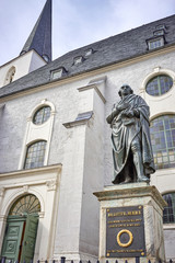 Sculpture of Johann Gottfried Herder - German philosopher, theologian, poet and literary critic /...