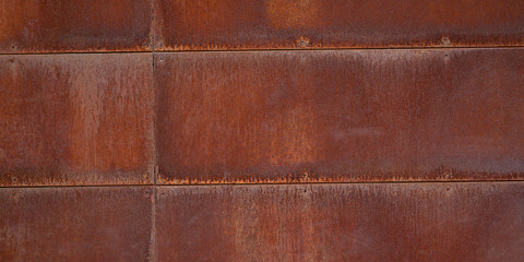 Fototapeta premium metal shabby rusty panels creating an original surface