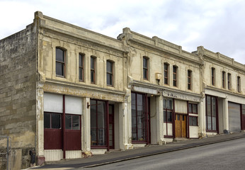Historical buildings in the little town Oamaru