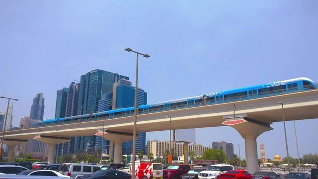 Dubai city metro