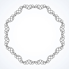 Vignette. Vector drawing