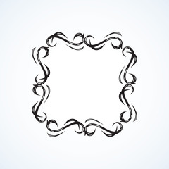 Vignette. Vector drawing