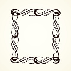 Vignette. Vector drawing