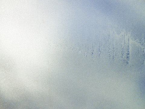 a picture of a frost on the windowpane