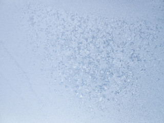 a picture of a frost on the windowpane