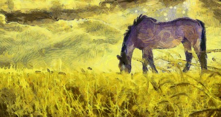 Horse Painting © rolffimages