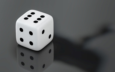 3D Dice. 3D Render