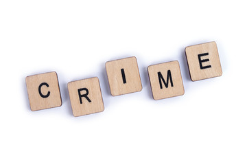 The word CRIME