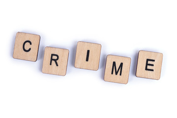 The word CRIME