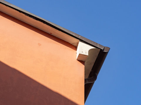 Urban architecture - building cover, eaves