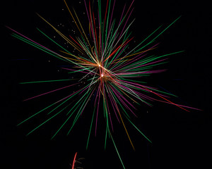 Fourth of July fireworks.