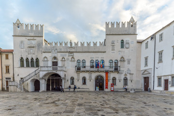 KOPER, SLOVENIA - SEPTEMBER 18: Old town of Koper on 18th September 2016 in Koper, Slovenia.