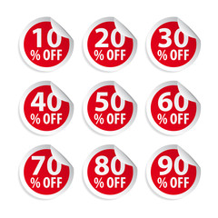 Sale label tag sticker