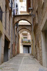 Altstadt in Estella, Spanien