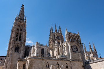Fototapeta premium Türme der Kathedrale in Burgos, Spanien