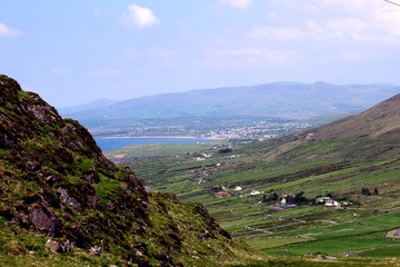 Fototapeta premium Irlande - Kerry - Coomakesta - Vue sur Ballinskelligs Bay