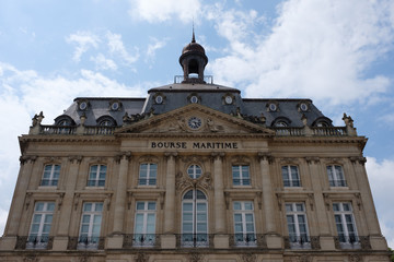 Fototapeta na wymiar Börse in Bordeaux, Nouvelle-Aquitaine, Frankreich