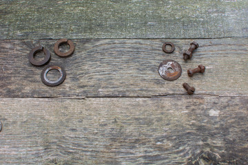 Pallet Wood with Rusty Hardware
