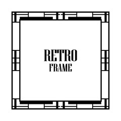Art deco frame