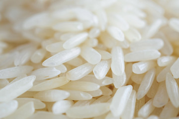 Fototapeta na wymiar Thailand Jasmine rice texture background close up
